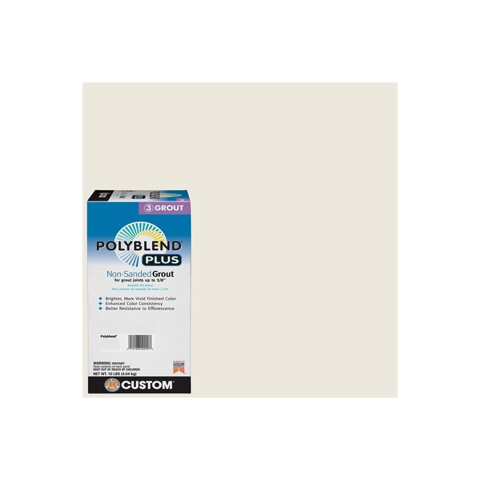 10 lbs Bright White Non-Sanded Tile Grout