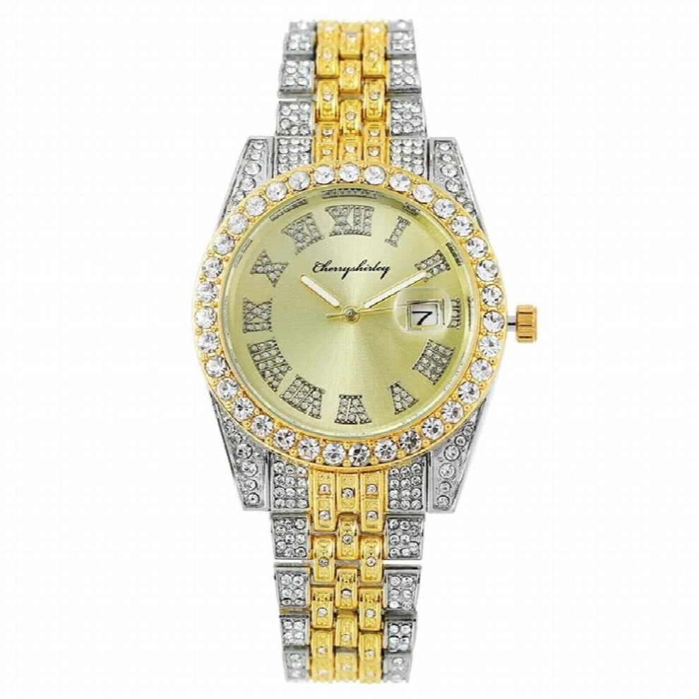 Jessingshow Women Watches Full Diamond Dress Quartz Movement Womens Wristwatch Ladies Alloy Watch Reloj-image-OPC-PCY8NV8-NEW