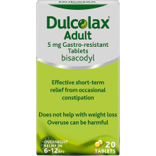 Dulcolax Adult 5 mg Gastro-resistant Tablets - Overnight Relief