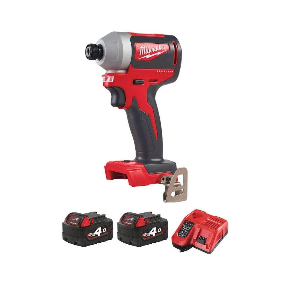 Milwaukee M18BID-402C 18v Brushless 1/4in Hex Impact Driver