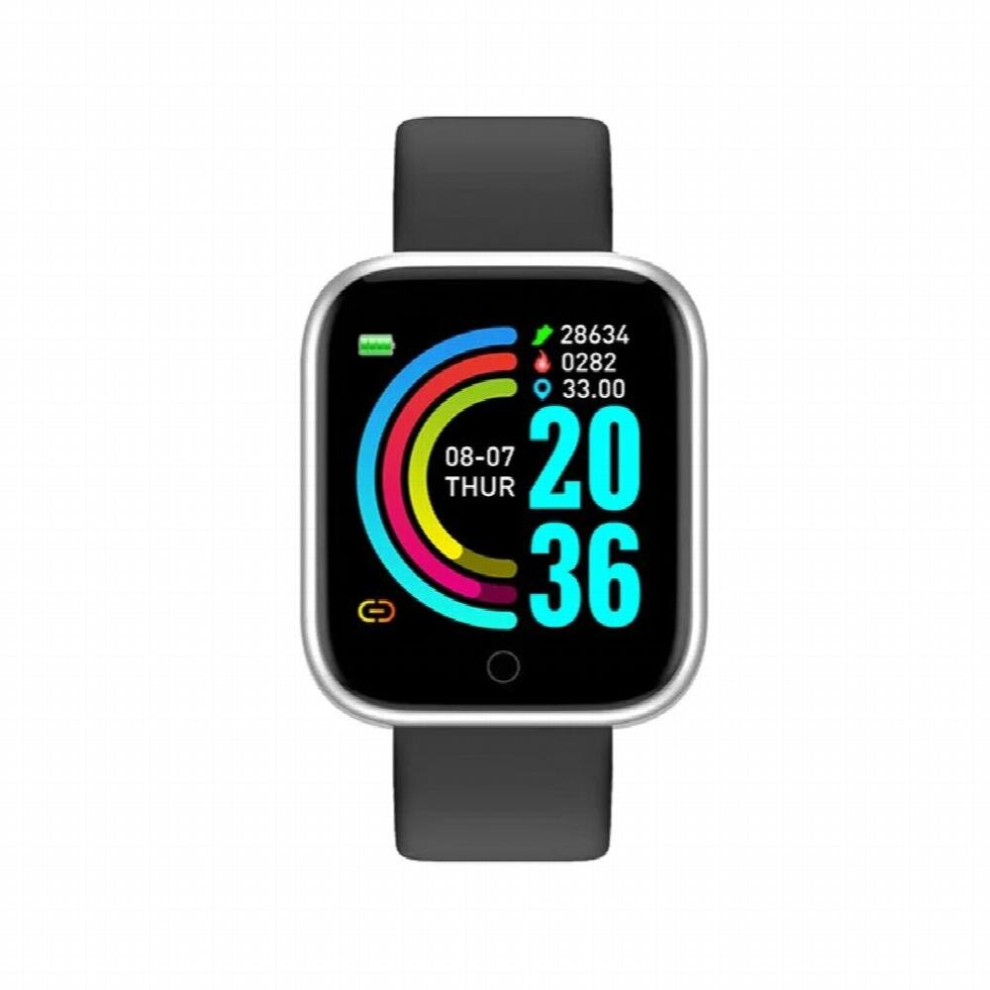 Relogio Smart Watch Music Control Updated D20s/Y68 Blood Pressure Fitness Tracker Heart Rate Monitor Smartwatch ?????? ??????? Red 885674440914