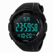 HONHX Men's Digital Sports Watch - 30M Waterproof, Multi-Function Wristwatch for Active Lifestyles