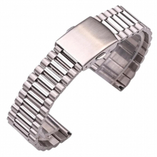 316L Stainless Steel Watch Band Bracelet Silver Women Watchbands 12mm 14mm 16mm 18mm 20mm Clock Wrist Strap Clasp