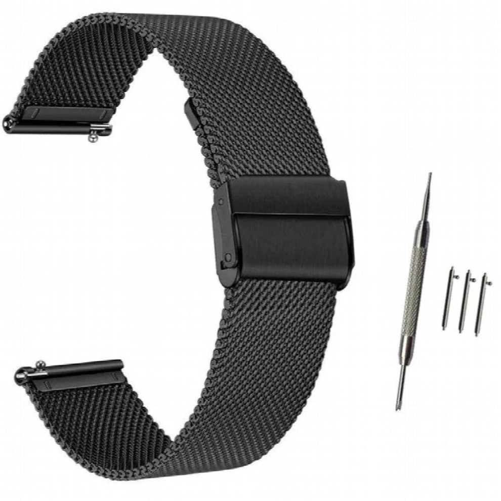 Stainless Steel Watchband 18Mm 20Mm 22Mm For Galaxy Watch 42Mm 46Mm Sm-R800 Sm-R810 Rose Metal Strap Band Multicoloured 885674449955
