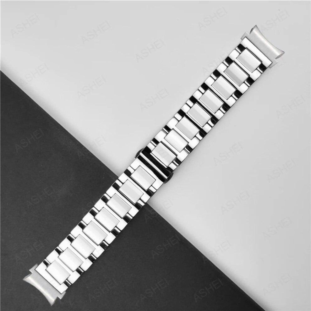 No Gaps Correa For Galaxy Watch 4 Band 46Mm 42Mm Watch 4 44Mm 40Mm Strap No Gaps Ceramic Stainless Steel Band Multicoloured 885674454157
