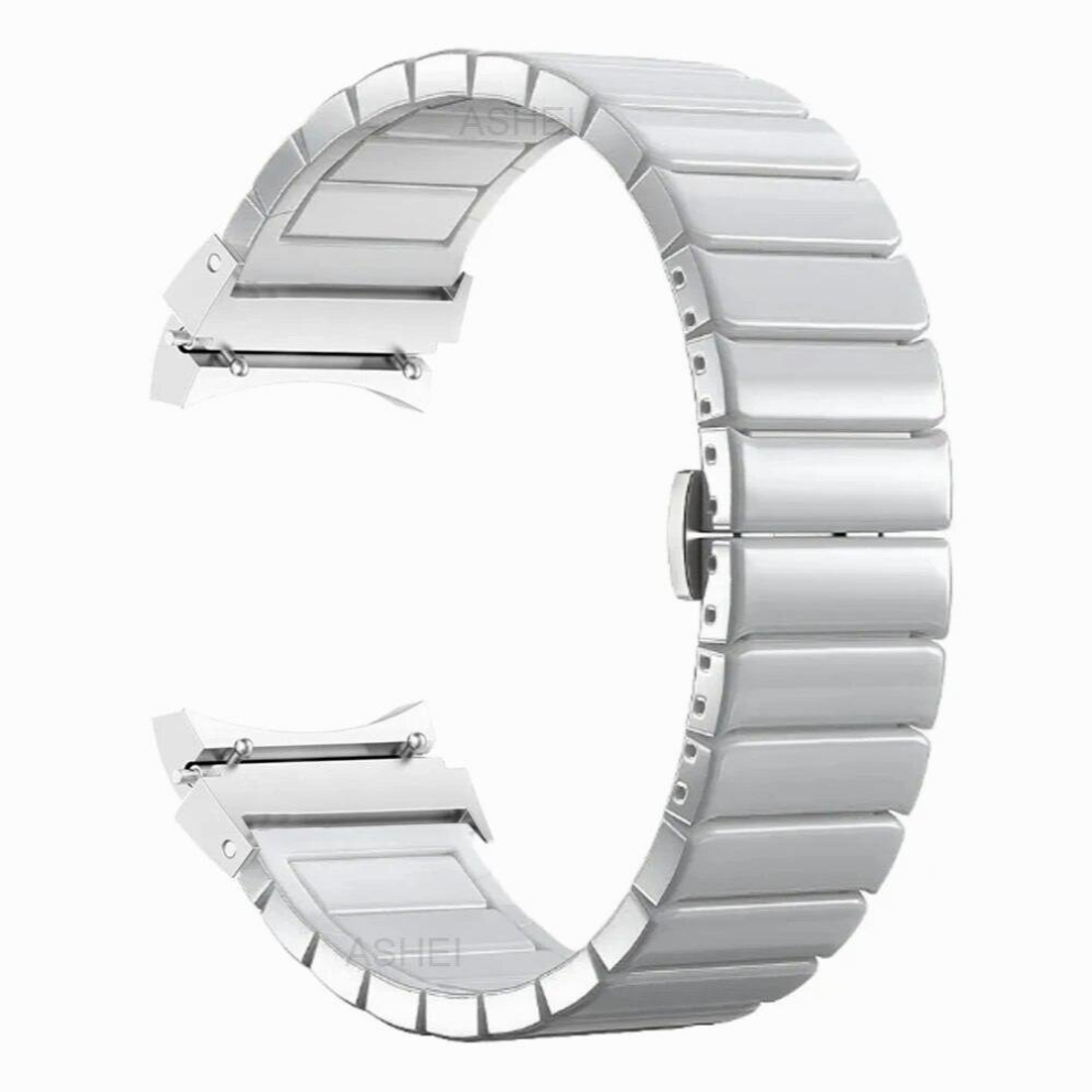 Bracelet For Galaxy Watch 4 Band 46Mm No Gaps Ceramics Strap For Galaxy Watch4 5 Pro 44Mm 40Mm Gapless Wristband Multicoloured 885674452177