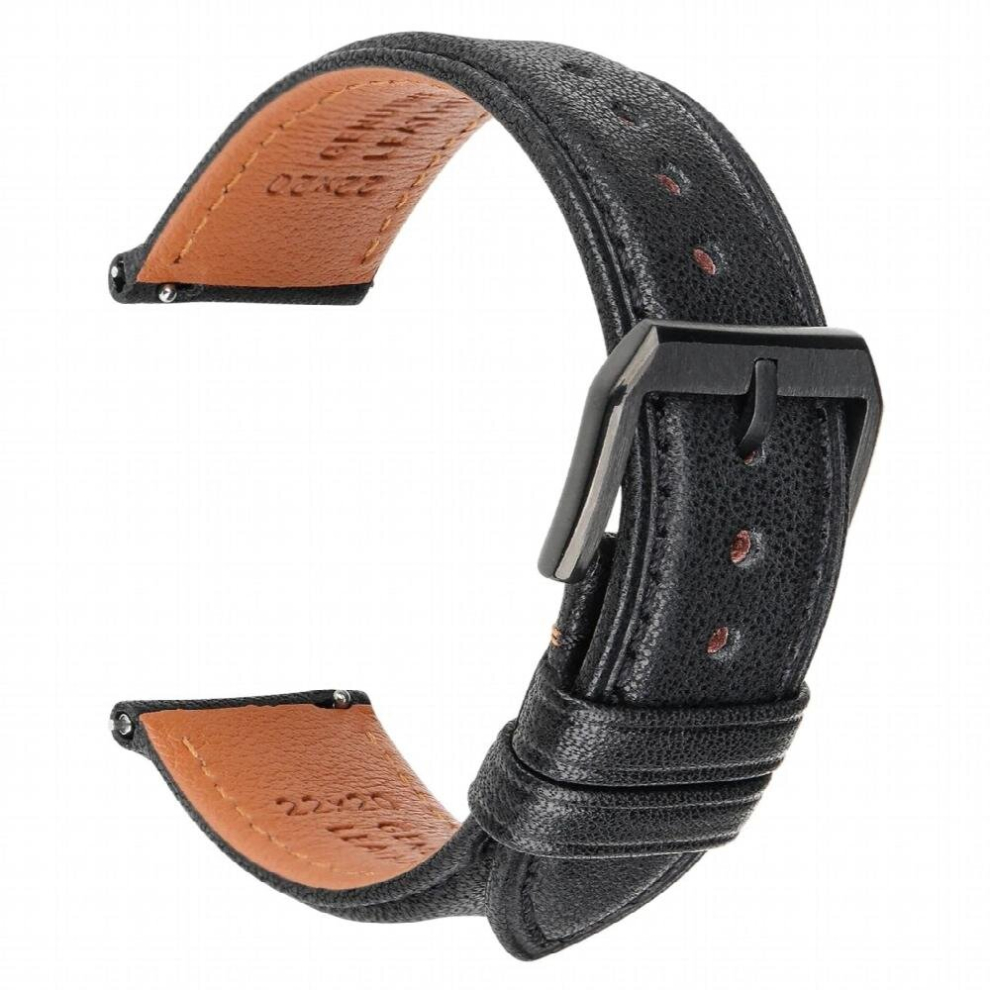 Calfskin Leather Watchband Quick Release Watch Band Wrist Strap 18Mm 20Mm 22Mm 24Mm Unisex Smart Watch Strap Accessories Multicoloured 885674453884