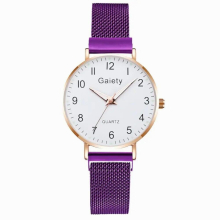 Style Women Watches Vintage Small Dial Watch Magnet Mesh Strap Sports Rose Wrist Gift Reloj