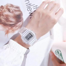 Square Transparent Digital Watch Women Waterproof Wrist Watches LED Digital Clock Men Electronic Watch
