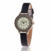 Women Watches Ladies Leather Strap Casual Quartz Watch Women Retro Small Dial Thin Dress Watch Relogio Feminino Gift