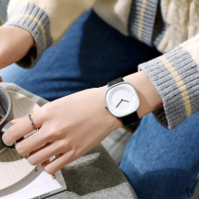 Niche Art Creative Temperament Watch Female Student Japanese Minimalist Milk Tea Milk Sugar INS List