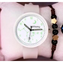 Children Cartoon Watches Twelve Constellations Luminous Watch Women Silicone Strap Watch Kids Jelly Watches Relogio Feminino