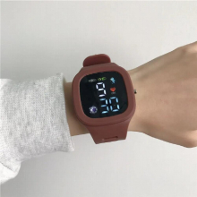 Outdoor Sports Touch Screen Electronic Watch Led Digital Watch Silicone Strap Non-smart Women and Men Student Wrist Watches