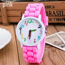Ladies Watches Women Casual Watches Women Big Number Watches Silicone Band Quartz Wristwatches