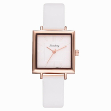 Top Womens Watches Leather Square Wrist Watch Women Watches Ladies Watch Clock Zegarek Damski Relojes