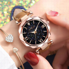 Women Watches Suit Clock Women Watches Leather Bracelet Ladies Wrist Watch Female Wristwatch Accesorios Saa