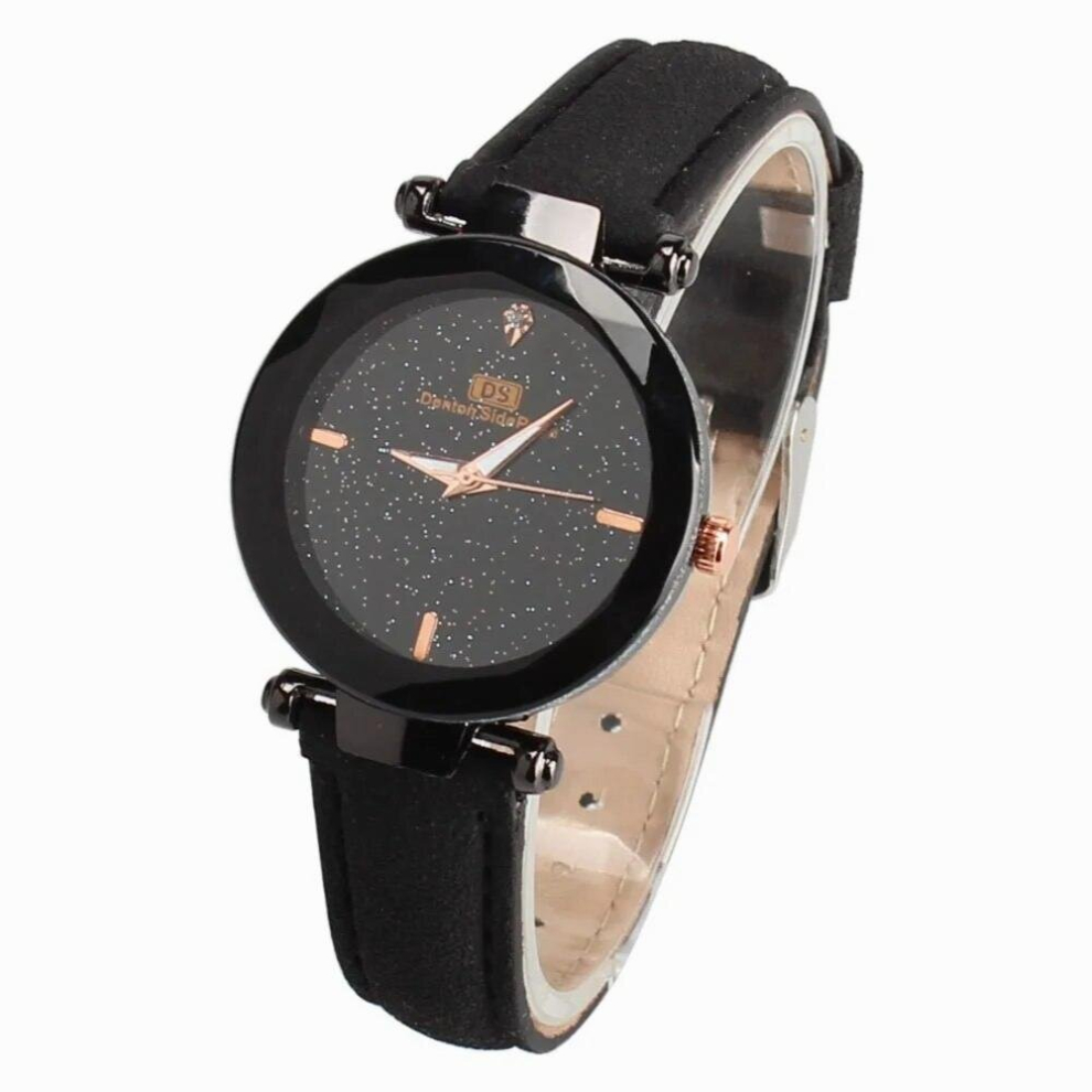 Wristwatch Woman Ladies Wrist Watches Leather Band Quartz Round Wrist Watch Watches Clock Saat Bayan Relogios Brown