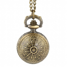 Ball Themed Pocket Watch Children Quartz Necklace Clock Lovely Pendant Watch with Sweater Chain Boy Girl Birthday