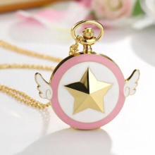 BENNEVIS Sailor fob watch Moon Anime Sakura Quartz Pocket Watch necklace Chain Star Fan Collection Relogio DeBolso