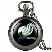 Fairy Tail Pattern Quartz Pocket Watch Fob Watches for Women Men for Children Kids Boys Clock