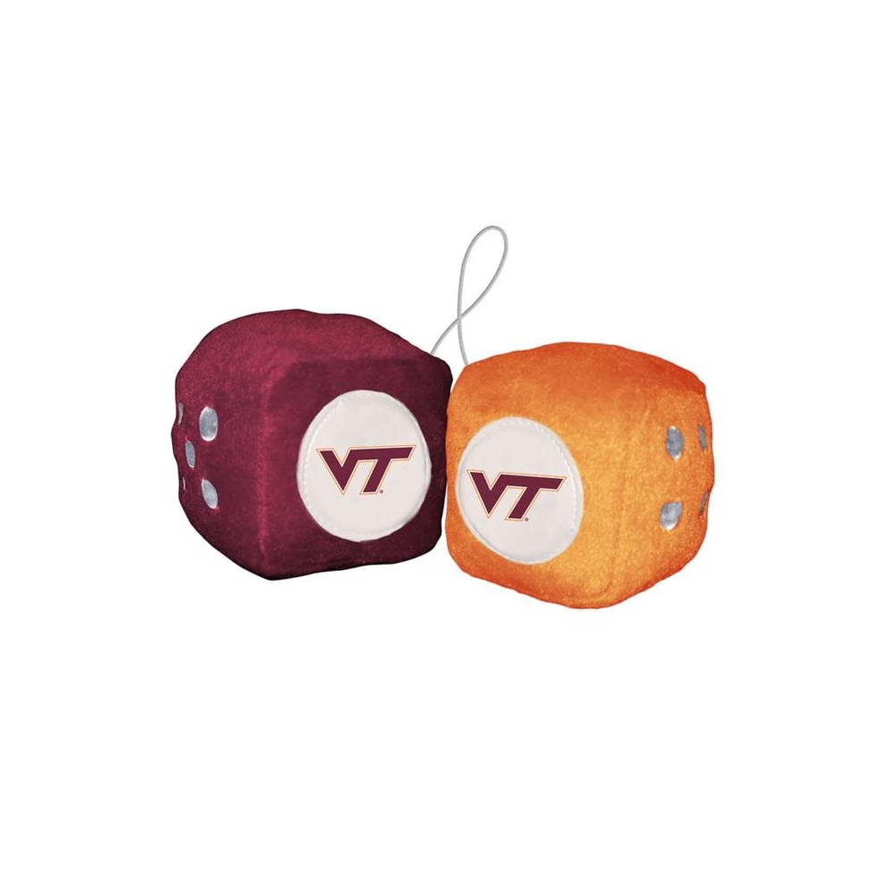Virginia Tech Hokies Fuzzy Dice 780257045732