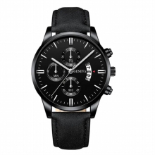 Mens Sports Watches Men Stainless Steel Quartz Wrist Watch for Man Business Casual Leather Watch ???? ???????
