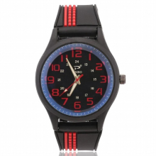 Silicone Men Sports Military Quartz Watch Silicone Rubber Strap Digital Scale Watches Casual Wristwatch