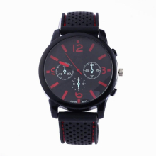 Men Watch Casual Clock Mens Military Quartz Clock Silicone Strap Belt Big Dial Watches Men Wristwatches LL