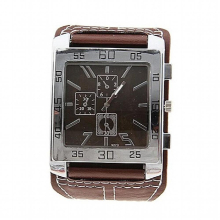 Square Dial Quartz Watch Unisex Watch Analog Women Men stylish Leather Strap Watch Hour Relogioes