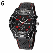 Men s precise Silicone Band Decorative Dials Sports Analog Quartz Wrist Watch Silicone Band precise relogio masculino