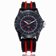 Outdoor Sports Men Watches Quartz Silicone Strap Men Wrist Watches Casual Style Watch For Men
