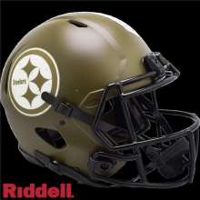 Pittsburgh Steelers Authentic Full Size Speed Style Salute To Service Helmet