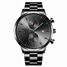 Calendar Watch Watch for Men Luminous Watch Stainless Steel Band Quartz Watch Relojes Para Hombre