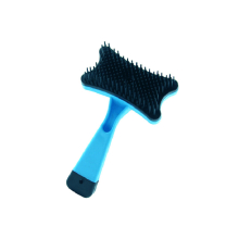 (Blue) Dog Pet Multifunction Cat Puppy Hair Shedding Grooming Trimmer Comb Brush