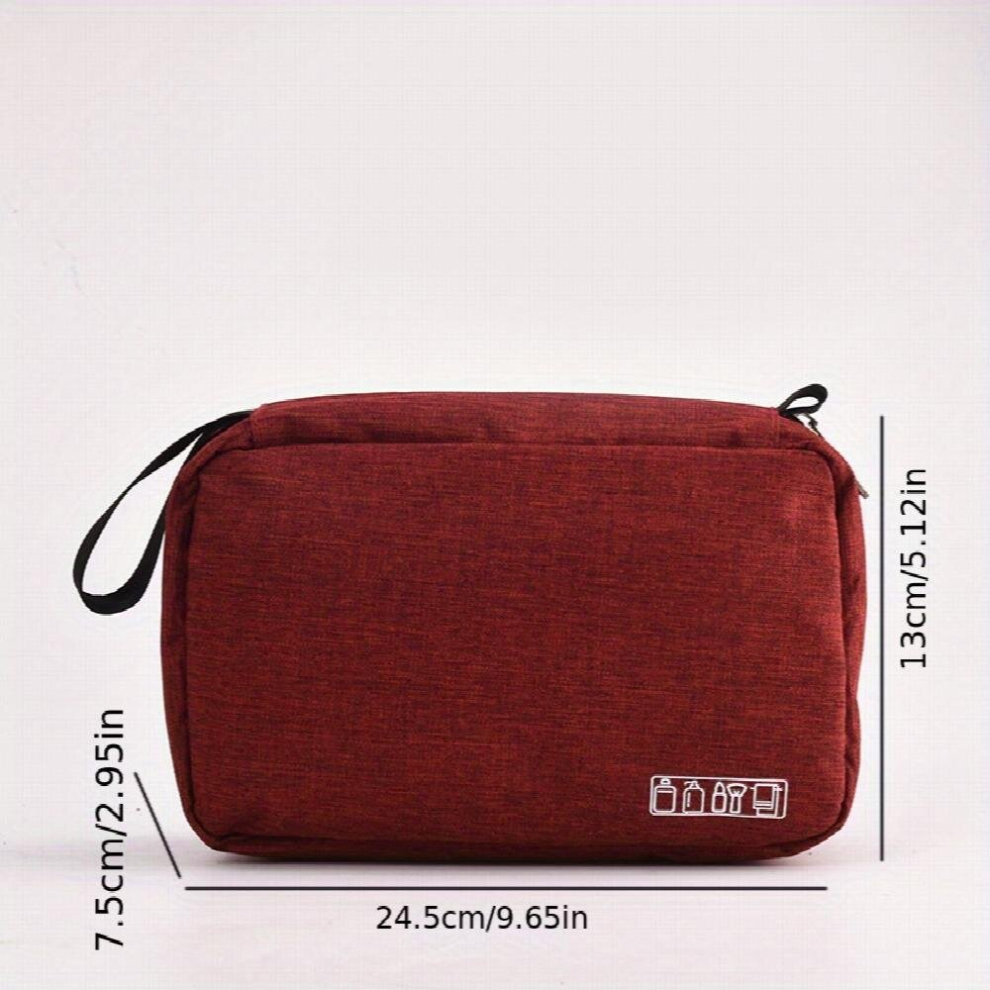 Portable Toiletry Bag With Hanging Hook Water resistant Cosmetics Bag Travel Storage Bag-image-OPC-PCYBGD2-NEW