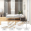 Costway Double Size Metal Canopy Bed Frame 4-Poster Modern Platform Wooden Slat Support 3