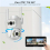 Security Camera Dual Lens 2.4ghz Wireless IP Camera Video Surveillance 6