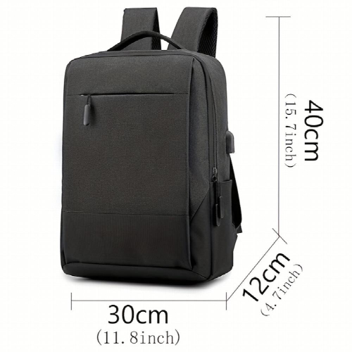 Travel Backpack Men Business Backpack School Waterproof Expandable USB Laptop Backpack 2