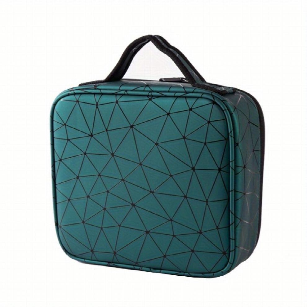 Waterproof Rhombus Toiletry Bag Portable Large Capacity Compartment Cosmetics Bag