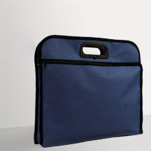 B4 Canvas File Bag Document Bag Handbag Oxford Zipper Conference Bag Customizable Briefcase Business Portable Information Bag