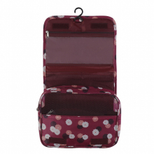Portable Hanging Toiletry Bag With Hook Travel Storage Bag Folding Handheld Cosmetic Bag