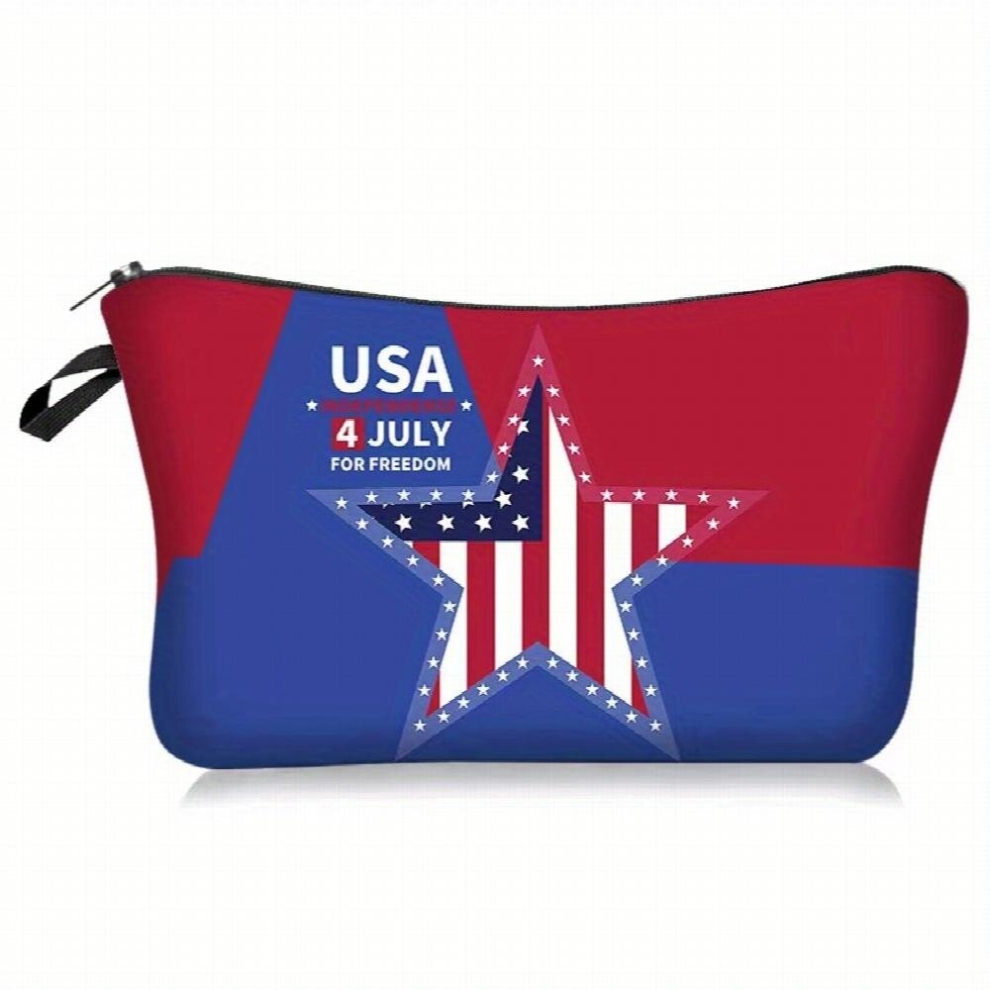 Casual Star Pattern Cosmetic Bag Clutch Storage Bag Portable Travel Storage Bag Toiletry Bag