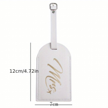 Luggage Tag Leather Aircraft Checked Luggage Tag Boarding Pass PU Leather Goods