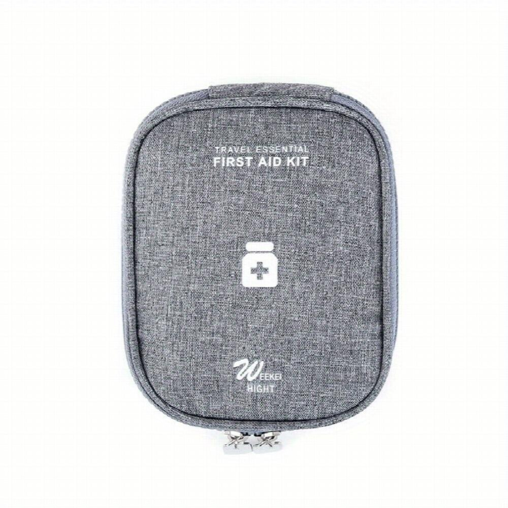 Portable Travel Medicine Storage Bag Zipper First Aid Kit Versatile Storage Bag With Top Handle