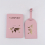 Baggage Tag Plane Boarding Pass PU Spot Leather Map Passport Protection 10
