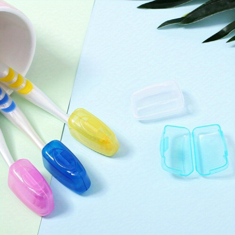 5 Pcs Mini Toothbrush Cover Plastic Travel Toothbrush Case Toothbrush Protector Travel Accessories