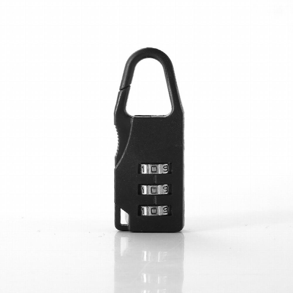 Solid Plastic Password Padlock Luggage School Bag Zipper Padlock Backpack Password Lock Padlock 885674677099