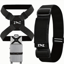 2PCS Luggage Bag Elastic Luggage Strap Adjustable Bag Strap Travel Accessories Convenient Luggage Strap Elastic Rope Set Short Strap Long Strap