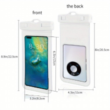 Touch Screen Phone Storage Bag Lightweight Transparent Bag Portable Bag For Swimming