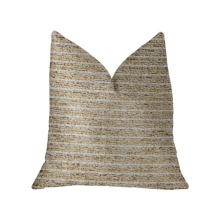 Willow Creek Beige & Ivory Luxury Throw Pillow, 18 x 18 in.